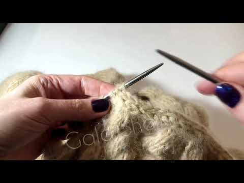 Видео: Полый шнур. Соединение петель стык в стык. Вязание #вязание #knitting