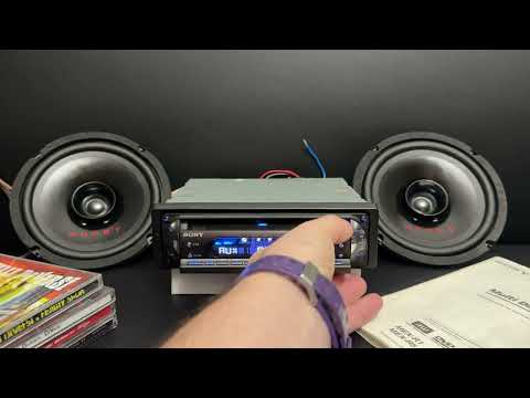 Видео: Sony MEX-R1 @autorarita sound test cd receiver магнитола 1 din