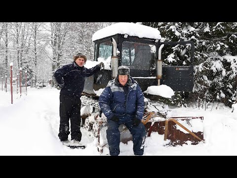 Видео: Угнали трактор ДТ 75 на UZ. Сломали, починили, и, почти поработали!