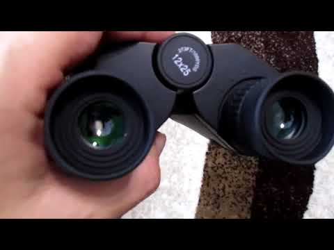 Видео: распаковка и небольшой тест бинокля BIJIA 12 x 25