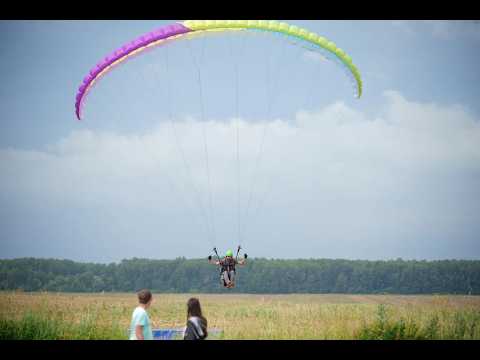 Видео: Чегем, применение запасного парашюта SkyOcean