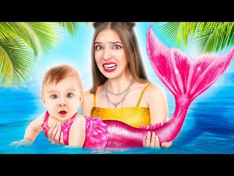 Видео: Как Стать Русалкой! Перевоплощение Моей Подруги В Русалку