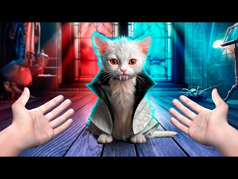 Видео: Строим секретный вампирский домик для кота