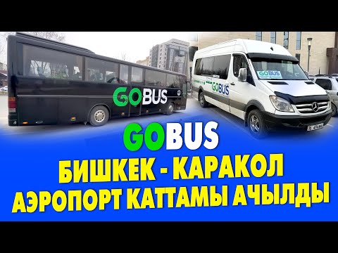 Видео: GOBUS! АЭРОПОРТКО 200 сом КАРАКОЛГО 550 сом менен ЖЕТКИРЕТ