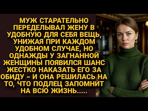 Видео: Переделывал жену в удобную вещь, унижая при каждом удобном случае. Но она жестоко наказала подлеца