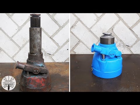 Видео: Восстановление старого домкрата ◃ ║ ▹ Restoration of the old jack