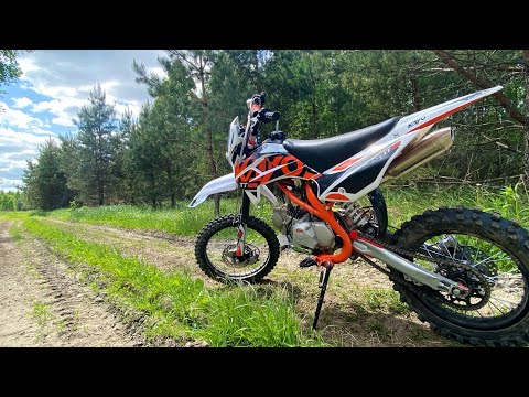 Видео: Покатушки на Питбайке KAYO TT125