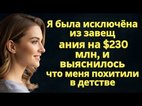 Видео: Я была исключёна из завещания на $230 млн, и выяснилось, что меня похитили в детстве