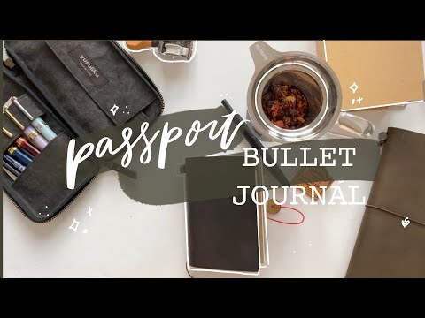 Видео: Листайте дневник Passport Bullet Journal | Как я планирую в блокноте путешественника | LindseyScr...
