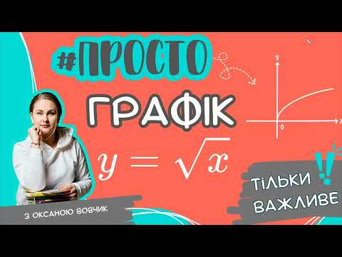 Видео: Просто ВІТКА ПАРАБОЛИ. будуємо графік корінь з х