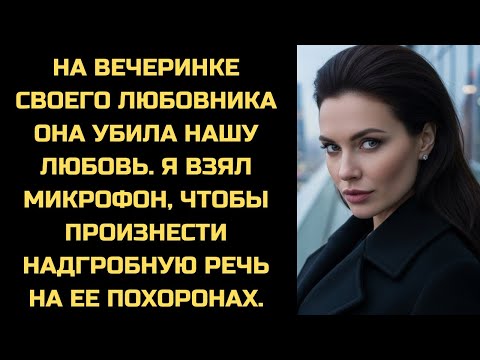 Видео: На вечеринке у любовника она назвала наш брак ошибкой. Я взял микрофон и поздравил всех с новосельем