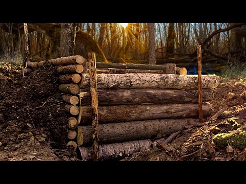 Видео: ТАКОГО Я ЕЩЁ НЕ НАХОДИЛ В ЛЕСУ! ОДИН ЖИВУ И СТРОЮ ИЗБУ ЗАПОЛЗУХУ.