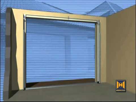 Видео: Монтаж секционных ворот Hormann (Германия)