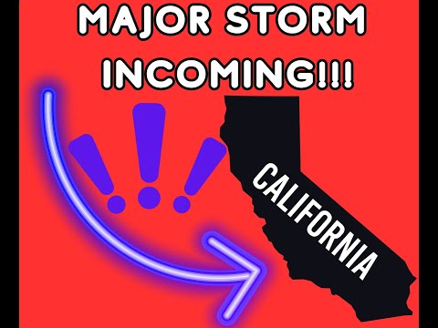 Видео: На Южную Калифорнию надвигается крупный шторм!