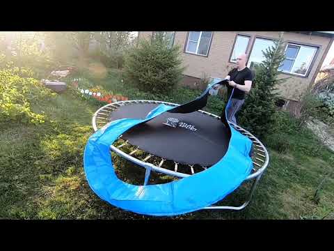 Видео: Сборка батута Atlas sport 8FT basic blue