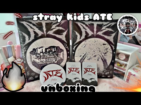 Видео: 💥ATE ALBUM UNBOXING// chk chk and boom version// распаковка альбомов stray kids ATE 💿