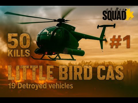 Видео: #1 Little Bird CAS - Доминация в воздухе SQUAD