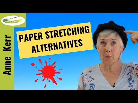 Видео: БУМАГА ДЛЯ АКВАРЕЛИ: Что означает растяжение бумаги (и стоит ли это делать?) Есть ли АЛЬТЕРНАТИВЫ?