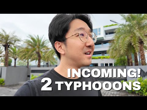 Видео: Выживание во время тайфуна Калмаэги в Дананге, Вьетнам (сезон ураганов)