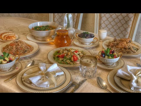 Видео: УЖИН 1фунчоза 2ленивые голубцы 3курица с рисом 4салат, идея для ИФТАРА🌙😍ужин из заготовок#ужинужин