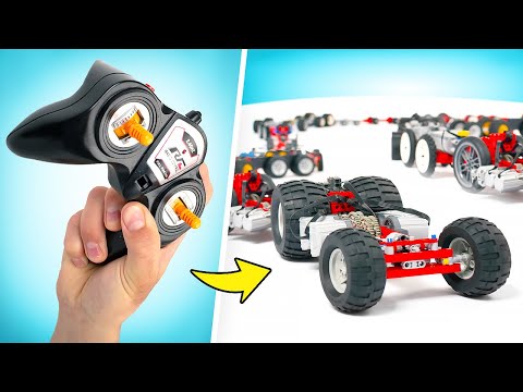Видео: Как сделать невероятную змею из 100 колесиков LEGO!