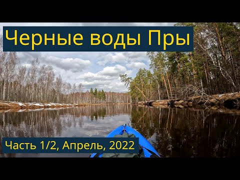 Видео: Одиночный сплав по Пре, Апрель, 2022, часть 1/2