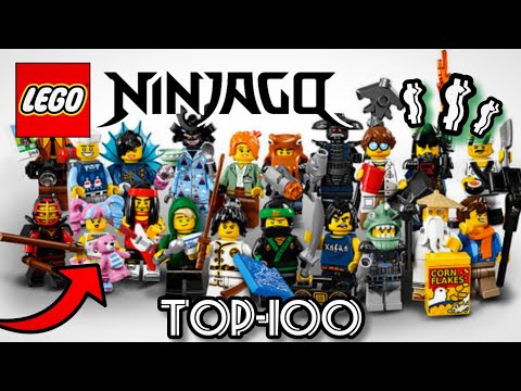 Видео: Топ-100 Самых Дорогих Минифигурок | Lego Ninjago