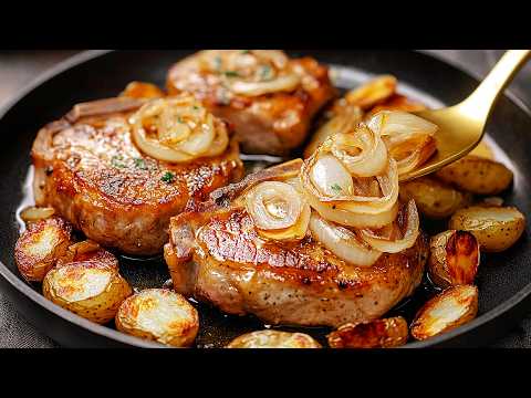 Видео: 🔝 Никакого гриля! Самые сочные свиные отбивные!