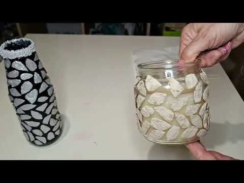 Видео: ШИКАРНЫЕ  ПОДЕЛКИ  ИЗ ПРОСТЫХ СТЕКЛЯННЫХ БАНОЧЕК И  ЯИЧНОГО ЛОТКА /ОЧЕНЬ ПРОСТО ЛЕГКО И ОРИГИНАЛЬНО!