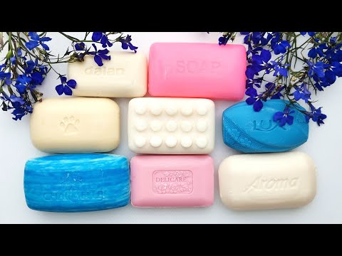 Видео: ASMR cutting soap. Satisfying video. АСМР резка мыла.