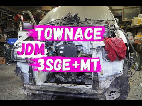 Видео: Toyota TownAce свап с 2l на 3sge