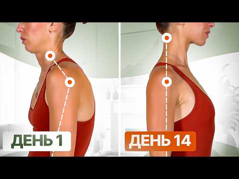 Видео: Осанка как у модели за 15 МИНУТ - результат 100% | Исправь сутулость