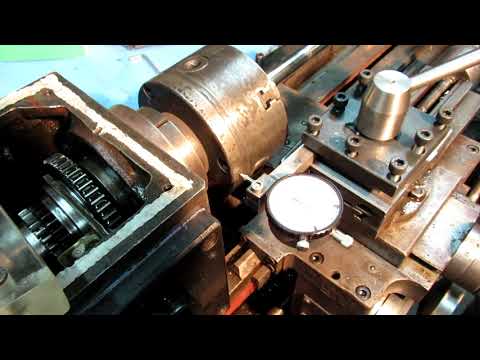 Видео: Гнётся шпиндель на токарном станке 16У04П, новости с восстановления