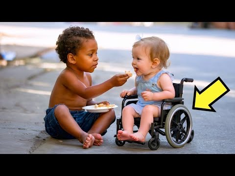 Видео: Миллионер Видит, Как Мальчик-Нищий Кормит Его Дочь В Инвалидной Коляске… И Это Меняет Его Жизнь