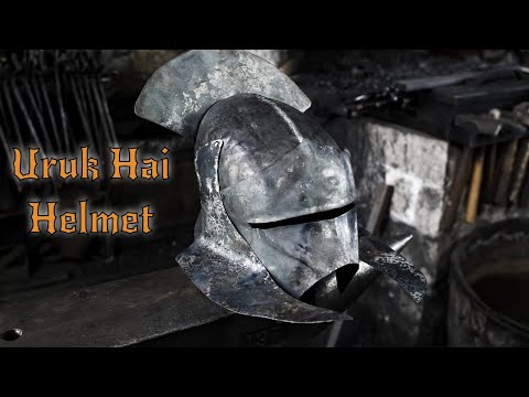 Видео: Изготовление шлема Урук-Хая — копии доспехов из «Властелина колец»