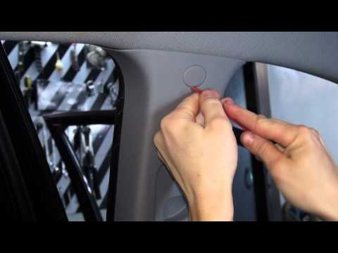 Видео: Разборка потолка Kia Rio New! (Headliner Removal)