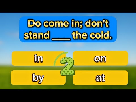 Видео: Тест на предлоги английского языка | грамматика английского языка