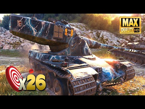 Видео: AMX 50 B: Хорошая игра на сложной карте - World of Tanks