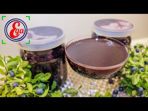 Видео: Самое полезное варенье из лесной черники без варки и стерилизации