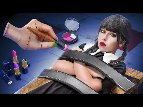 Видео: Уэнсдей Аддамс! От красотки до Уэнсдей Аддамс!