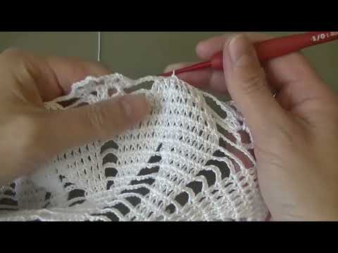 Видео: Скатерть " Красивая ". Часть 3.