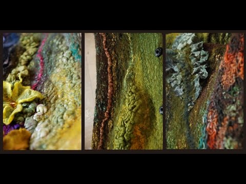 Видео: ✿Мыльная среда✿Усадка в войлоке✿Приваливание синтетических тканей к шерсти✿Выпуск 4