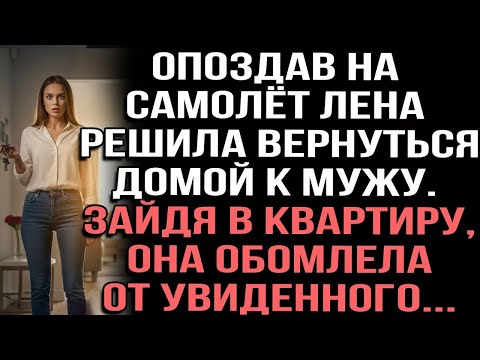 Видео: Опоздав на самолёт Лена решила вернуться домой к мужу. Зайдя в квартиру, она обомлела от увиденного