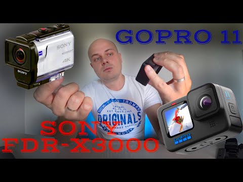 Видео: Sony FDR-X3000 vs GoPro 11 | Экшн-камеры для блогов | Сравниваем видео, запись звука, стабилизацию