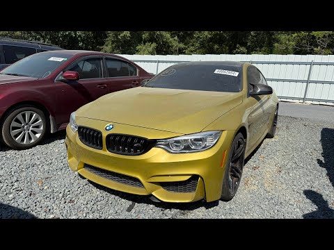 Видео: Битые тачки на аукционе в Америке, хлам и суперкары BMW M4 труп, тачка из фильма Трансформеры