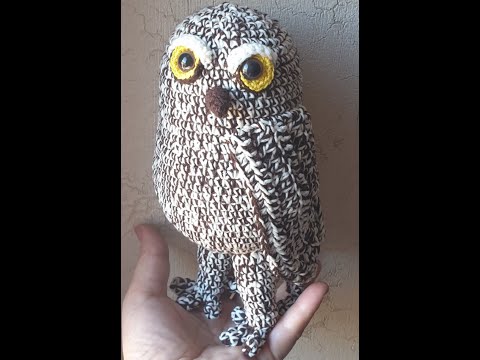 Видео: Полярная сова/Snowy owl (Авторский МК Маргариты Легенькой)