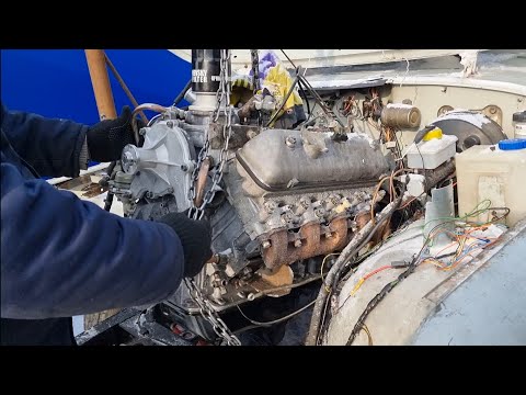 Видео: Установка V8 в УАЗ. Делаем кронштейны опоры двигателя. Режем кузов. Возвращение Васька