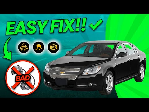 Видео: Обслуживание Chevy Malibu Traction Control, ABS, ESC, подшипников колес и передних тормозов
