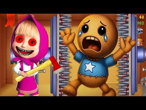 Видео: Фан Вайс против Маши против Бадди | Kick The Buddy