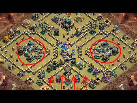 Видео: КАК СНОСИТЬ ХИТРЫЕ БАЗЫ С ИНВИЗАМИ ? ФАРМЛЮ РУДУ В КВ СОЛО ! CLASH OF CLANS